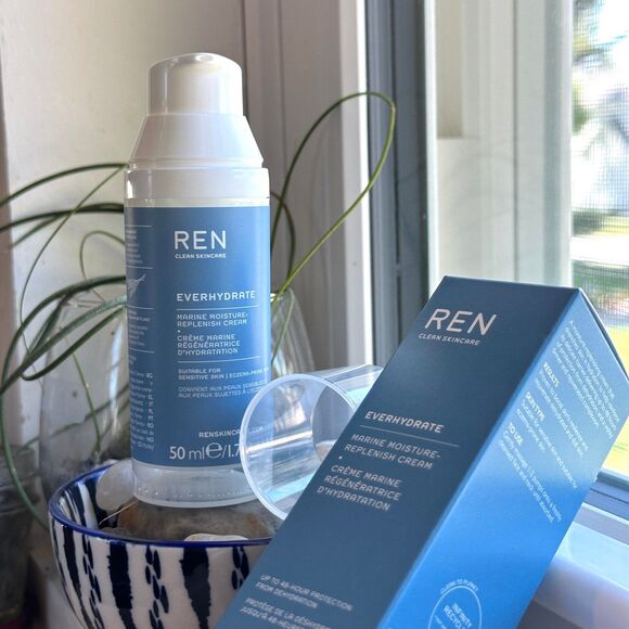 REN Skincare Everhydrate Marine Moisture-Replenish Cream Hydration Moisturizer - Picture 2 of 12